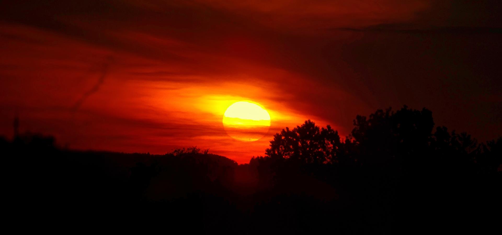 Sonnensturm Sonnenuntergang 