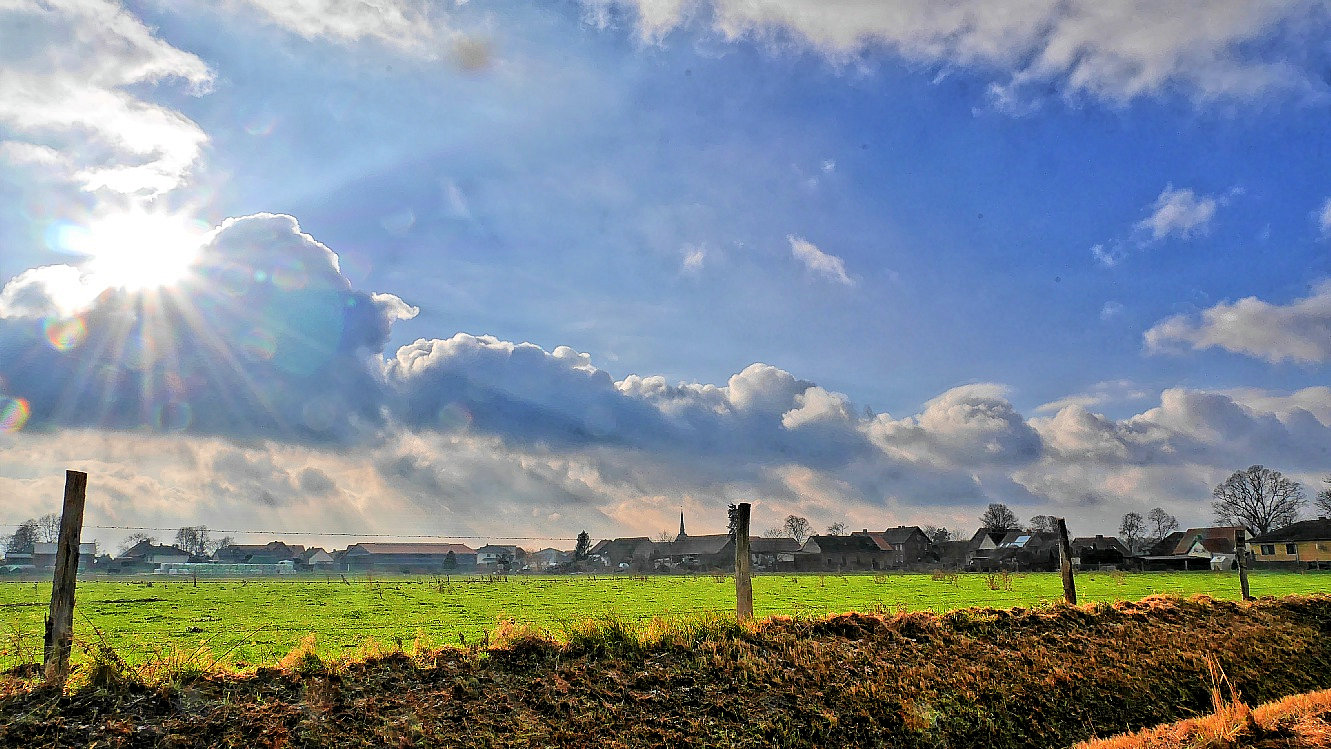 Sonnentag im Januar.