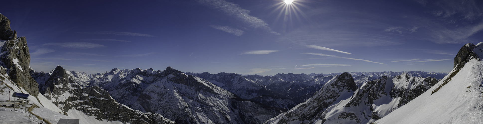 Sonnentag im Schnee