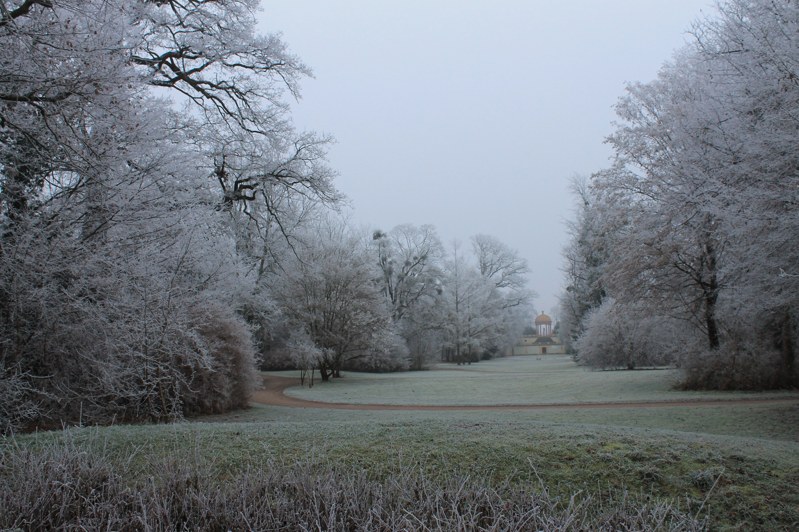 "Sonnentempel" im Winterschlaf