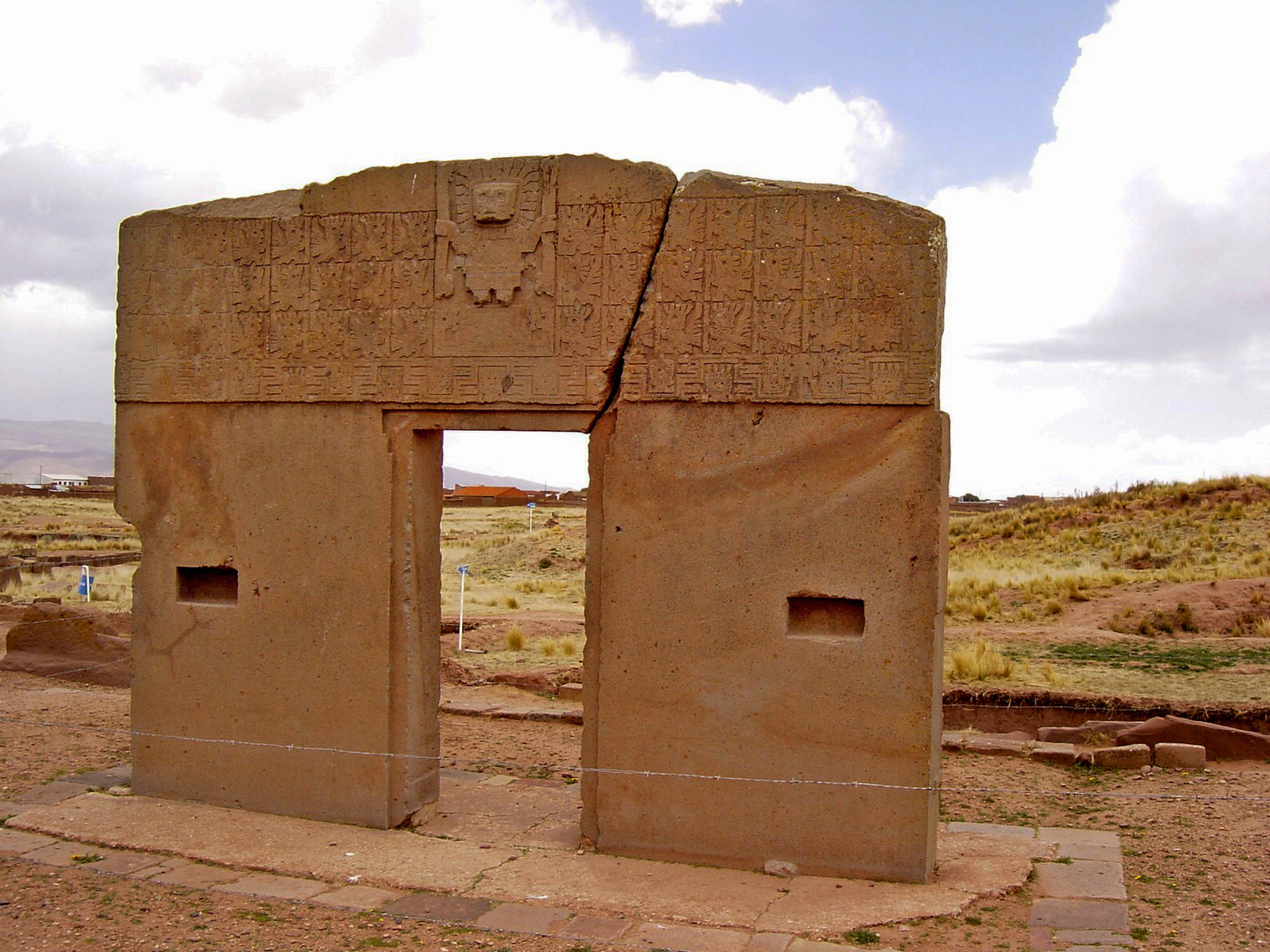 Sonnentor in Tiwanaku Bolivien.