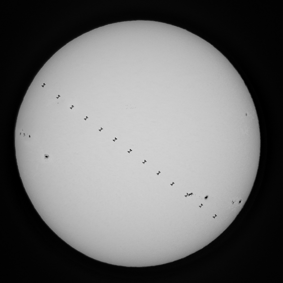 Sonnentransit der ISS