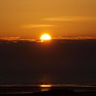 Sonnenübergang über der Cotentin-Halbinsel