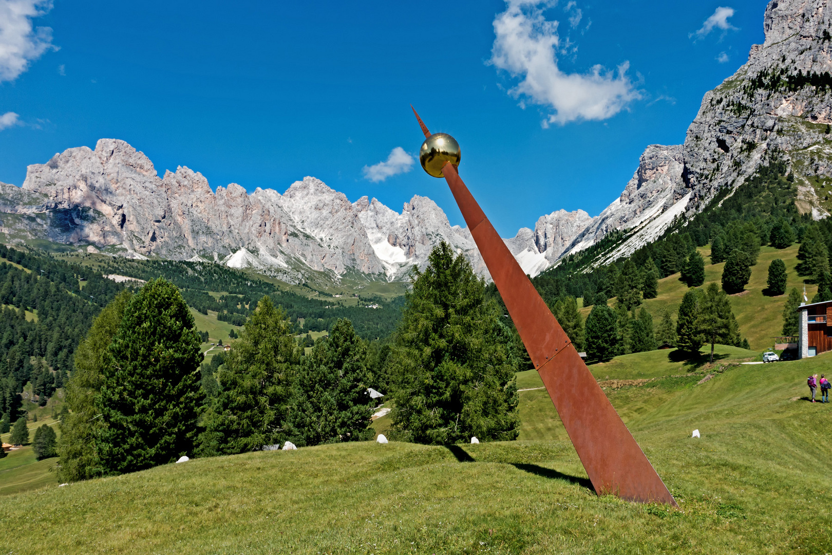 Sonnenuhr auf der Juac Alm 1.905 m