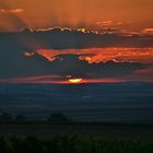 Sonnenungergang in Weinviertel