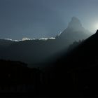 Sonnenungergang über Matterhorn