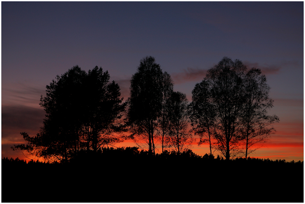 Sonnenuntargang in Masuren