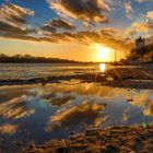 Sonnenuntegang am RHEIN