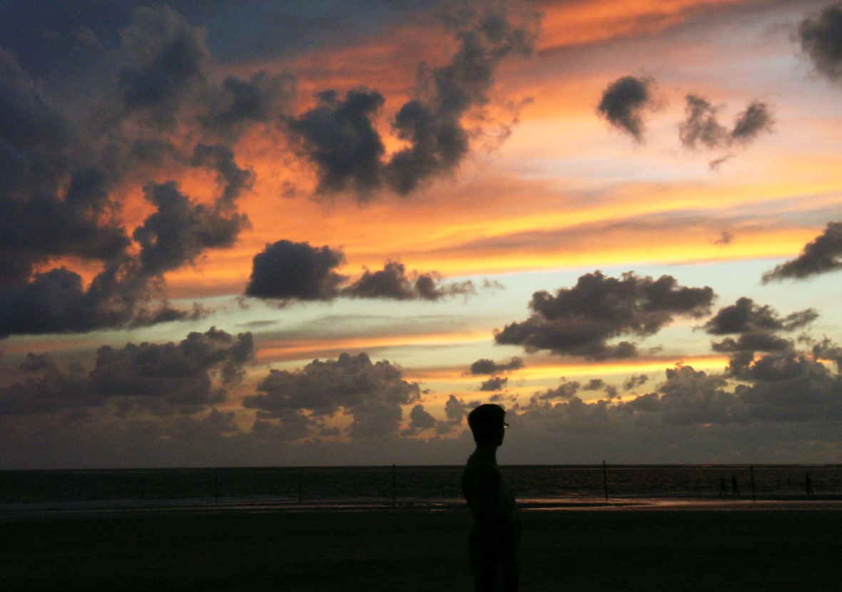 sonnenuntegang auf borkum