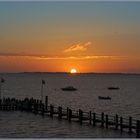 Sonnenunter -         gang auf Föhr