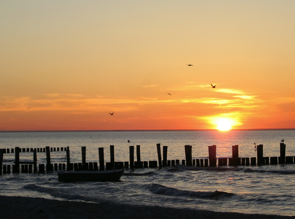 Sonnenunter- gang in Zingst