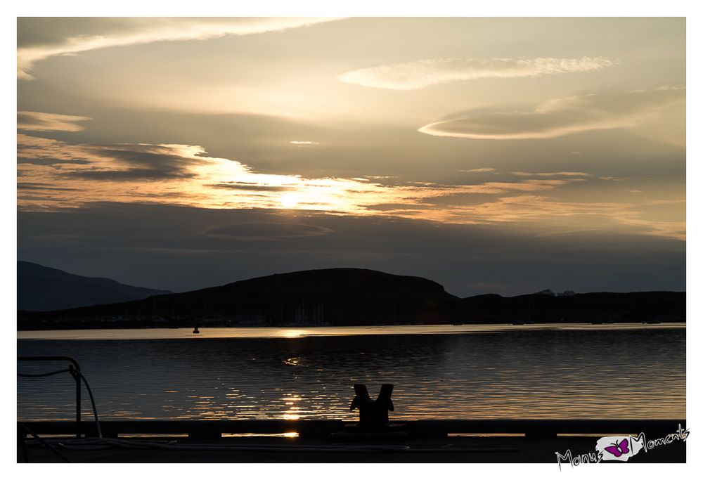 Sonnenunterang in Oban