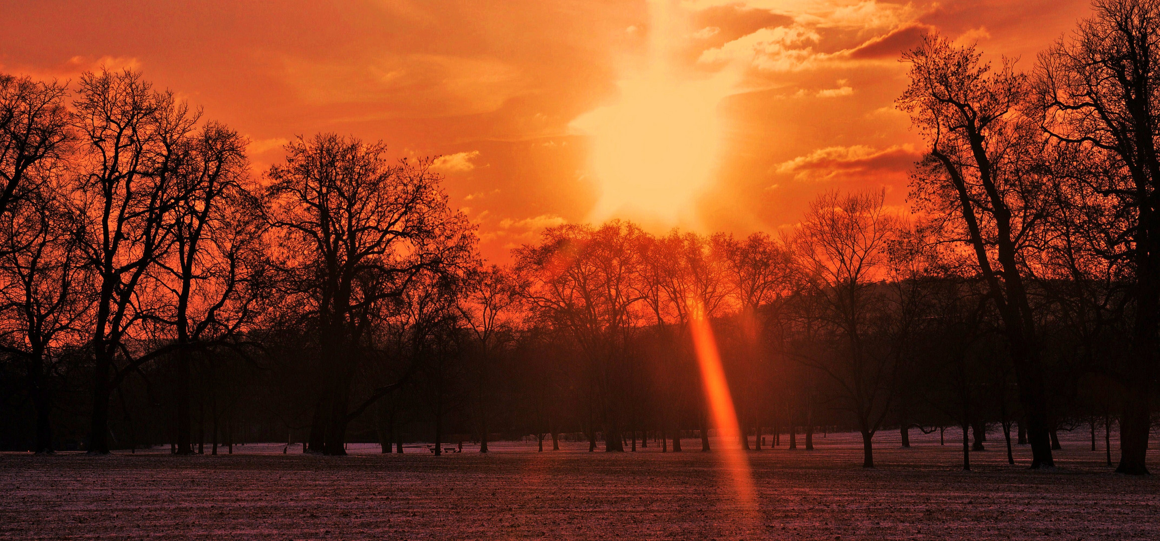 Sonnenuntergänge am frühen Abend