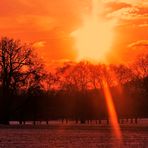 Sonnenuntergänge am frühen Abend