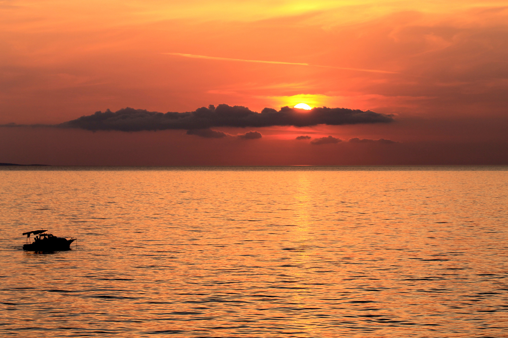 Sonnenuntergänge am Meer sind schon Geilll