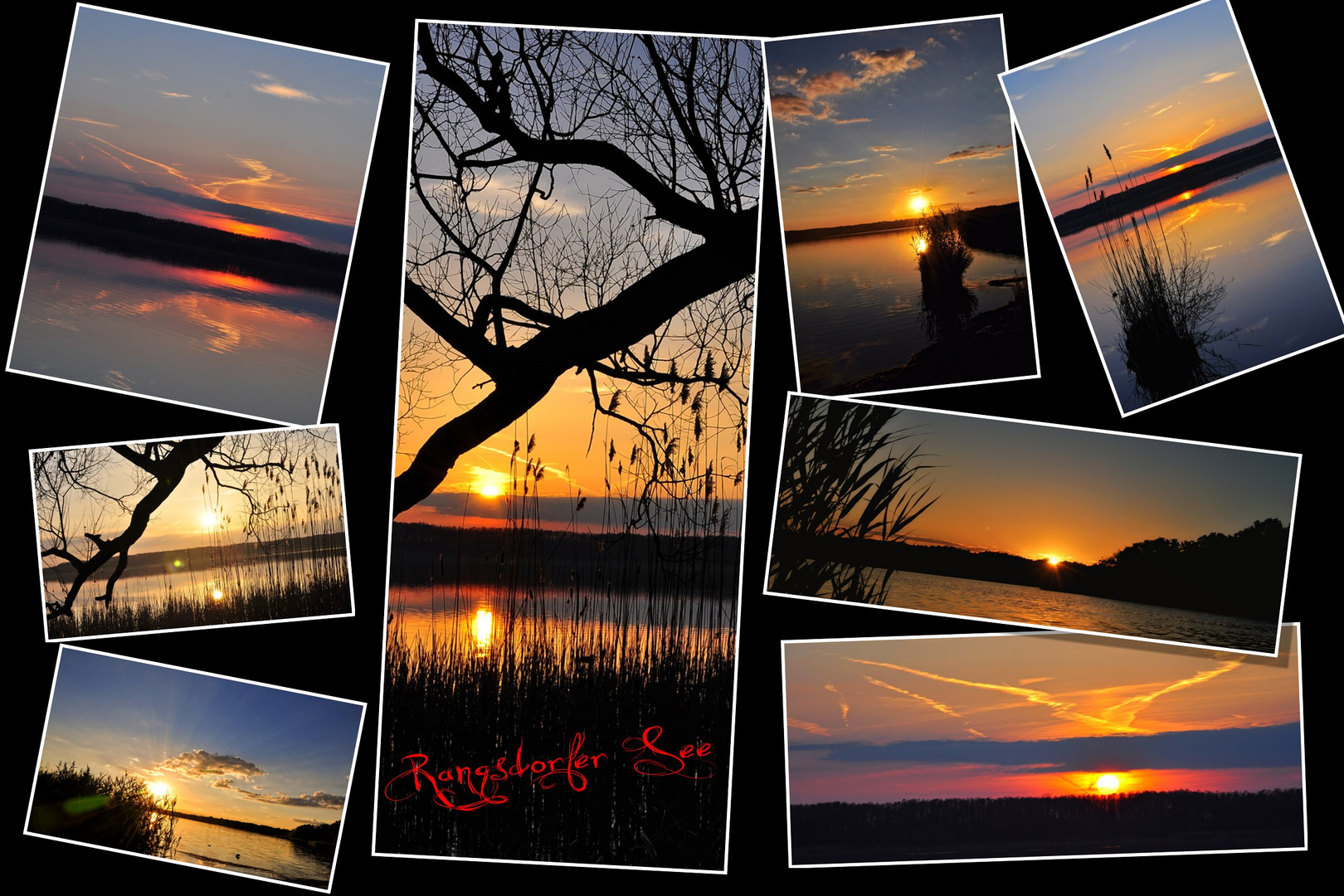 Sonnenuntergänge am Rangsdorfer See.....