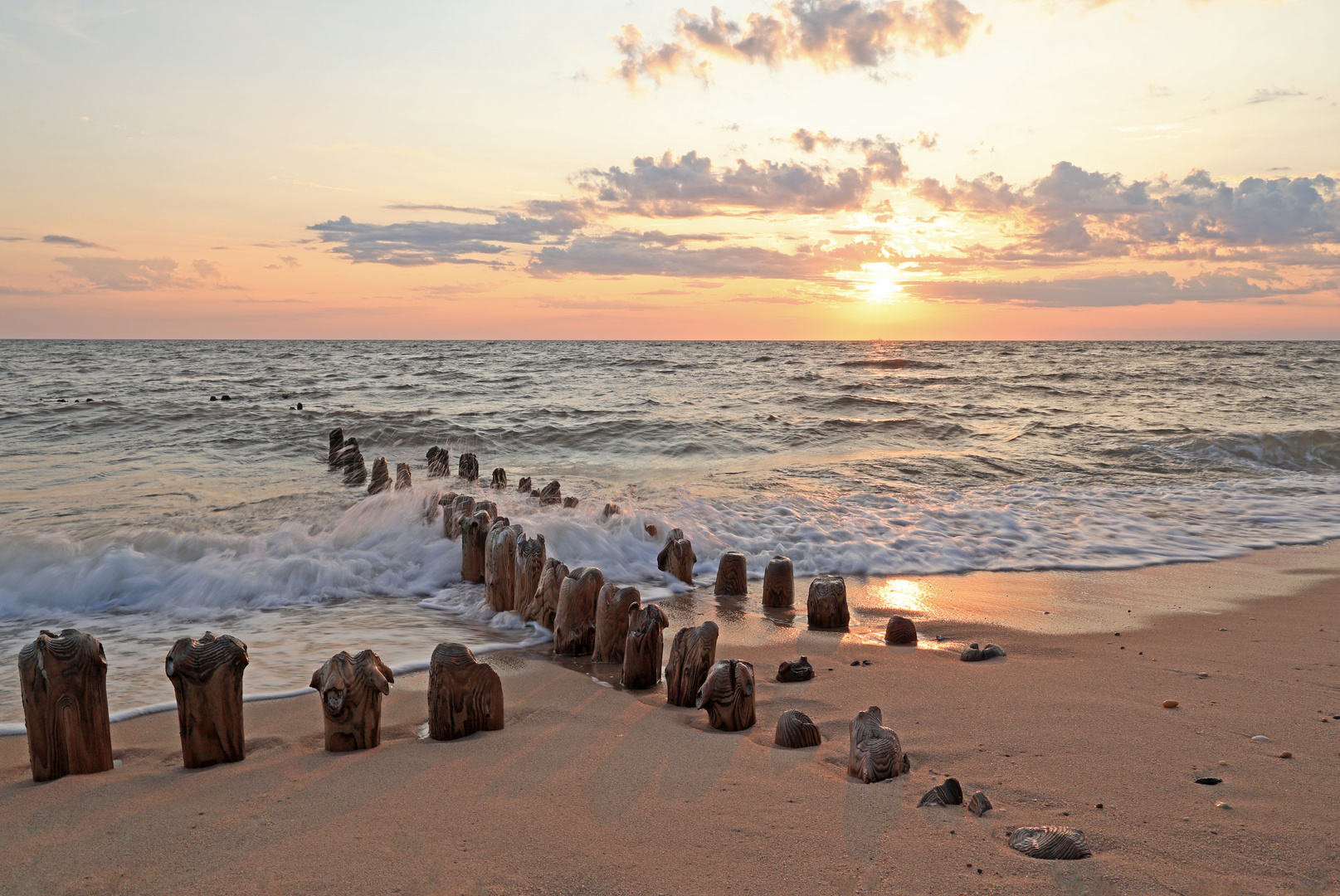 Sonnenuntergänge am Strand...