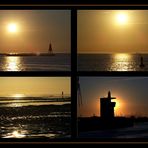 * * * Sonnenuntergänge an der Nordsee * * *