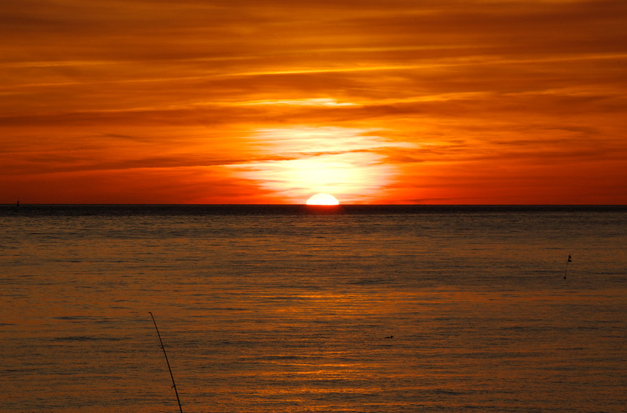 Sonnenuntergänge auf Fehmarn sind einfach nur traumhaft.