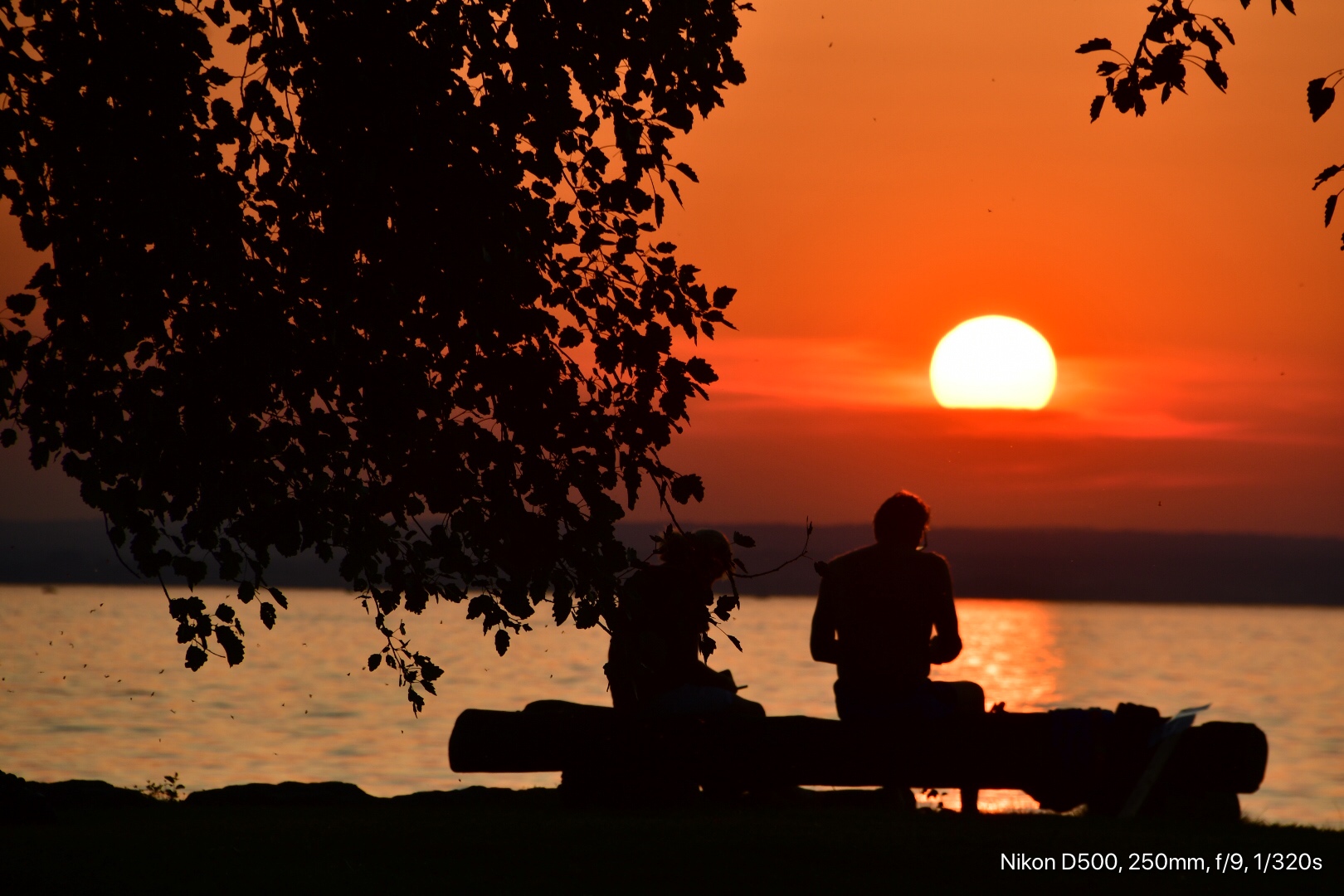 Sonnenuntergänge im Augst 2020