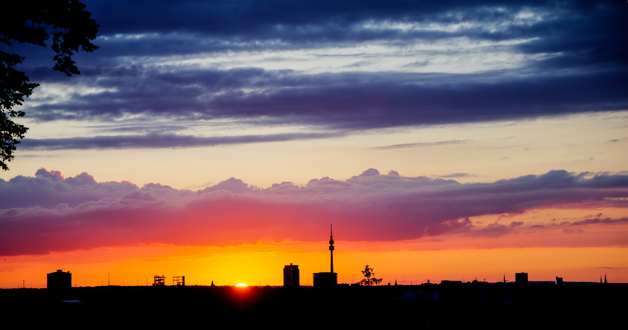 Sonnenuntergänge über Dortmund