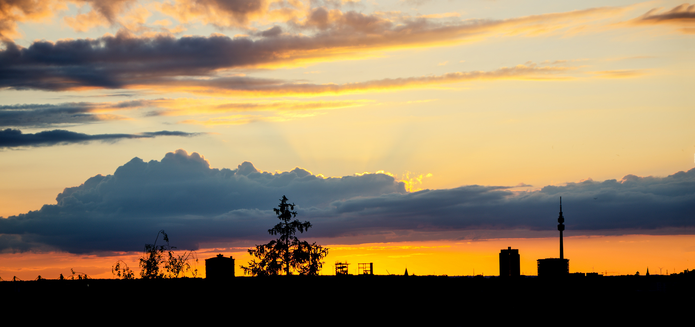 Sonnenuntergänge über Dortmund