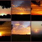 Sonnenuntergänge zusammen gestellt als Collage !