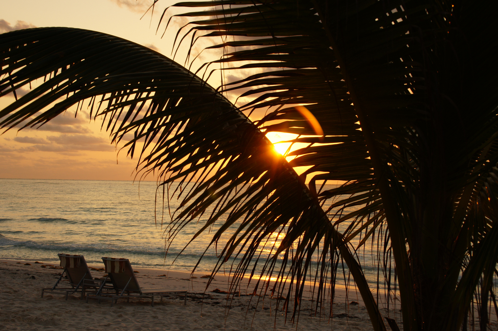 Sonnenuntergan am Strand