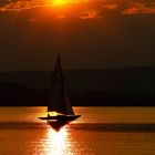 Sonnenuntergan am Zugersee