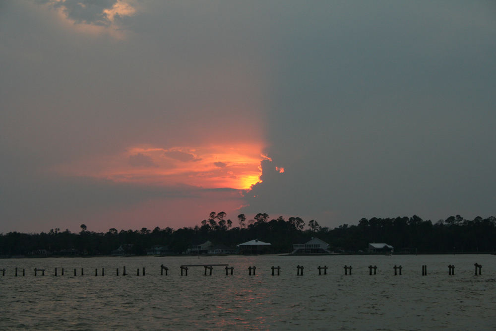 Sonnenuntergan in Alabama