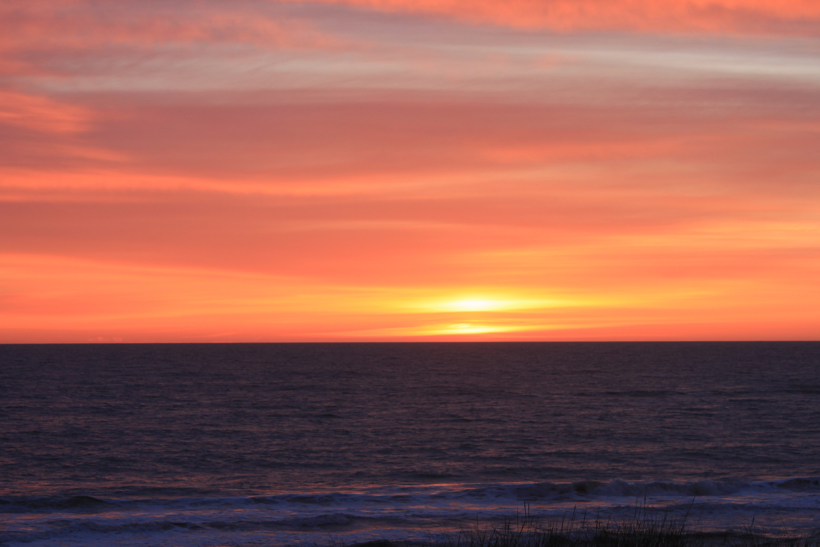 Sonnenuntergan in Søndervig