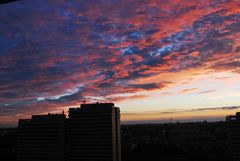 Sonnenuntergan über Berlin