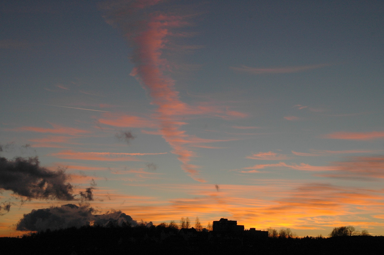 Sonnenuntergan über Siegen