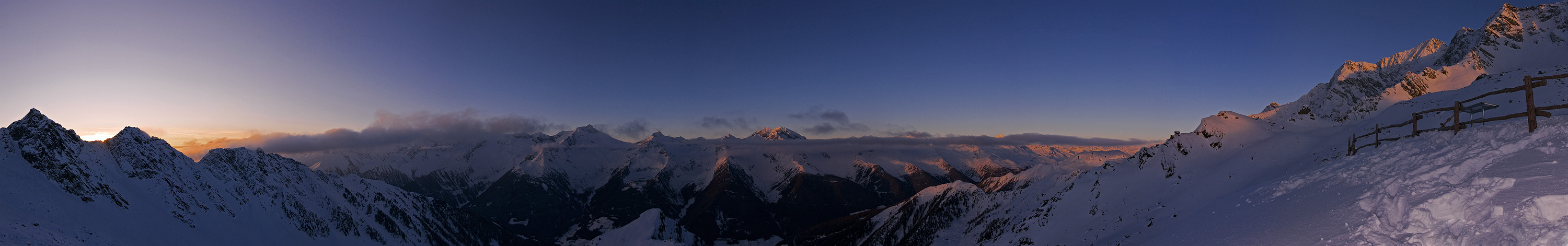 Sonnenuntergang...