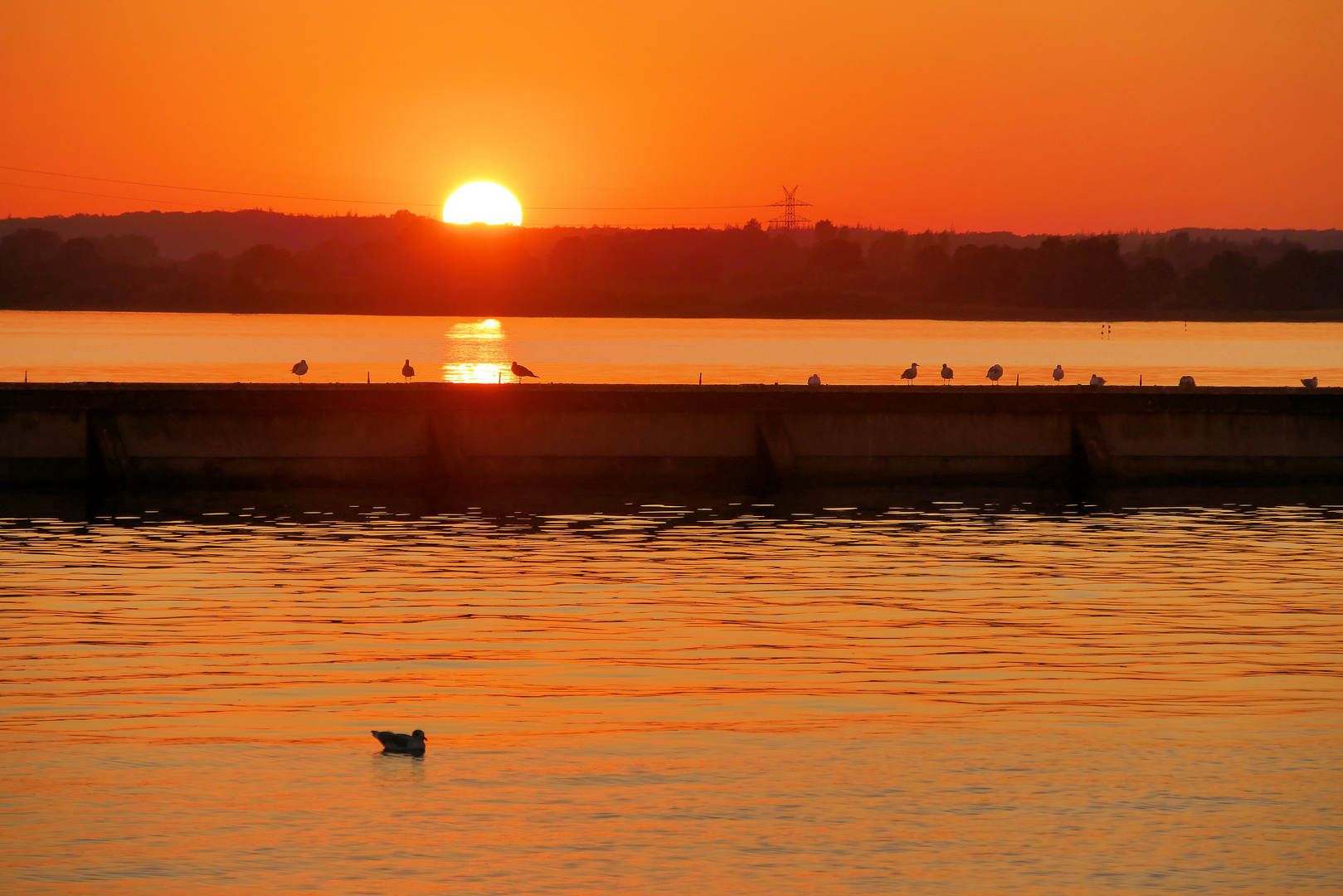 Sonnenuntergang...