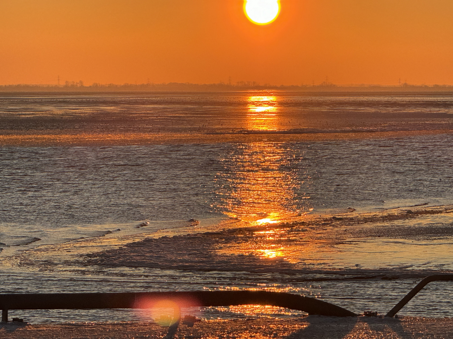 Sonnenuntergang 09.01.2024