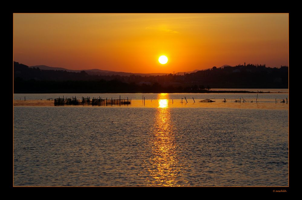 Sonnenuntergang...