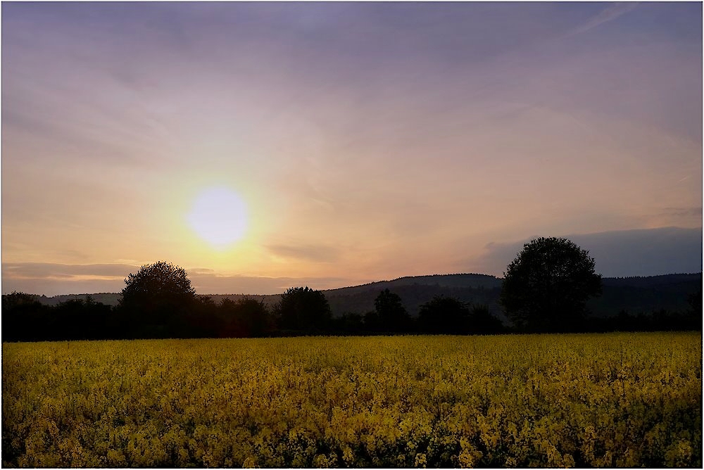 Sonnenuntergang...