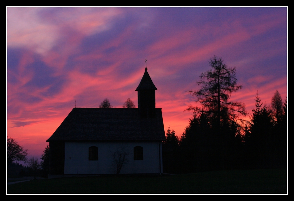 Sonnenuntergang ...