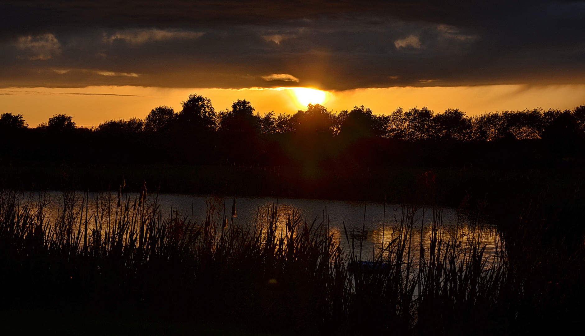 Sonnenuntergang .