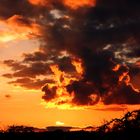 Sonnenuntergang, 1. Mai in Neuenkirchen, Mecklenburg-Vorpommern VII