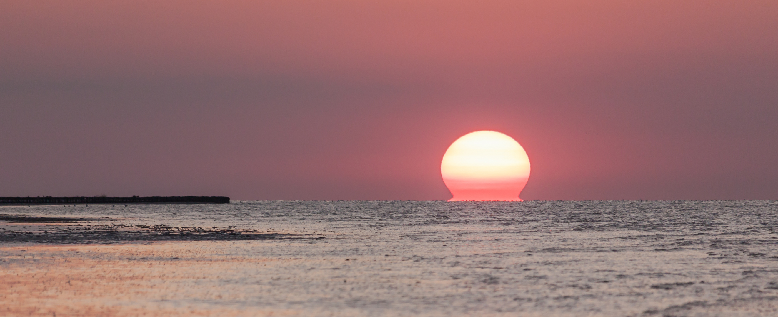 Sonnenuntergang ...