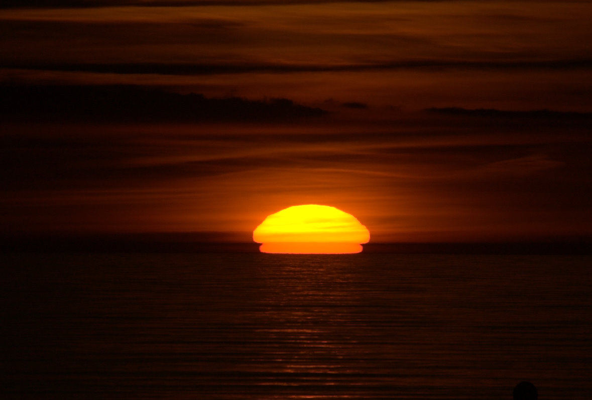 Sonnenuntergang 16 Juni Insel Hiddensee