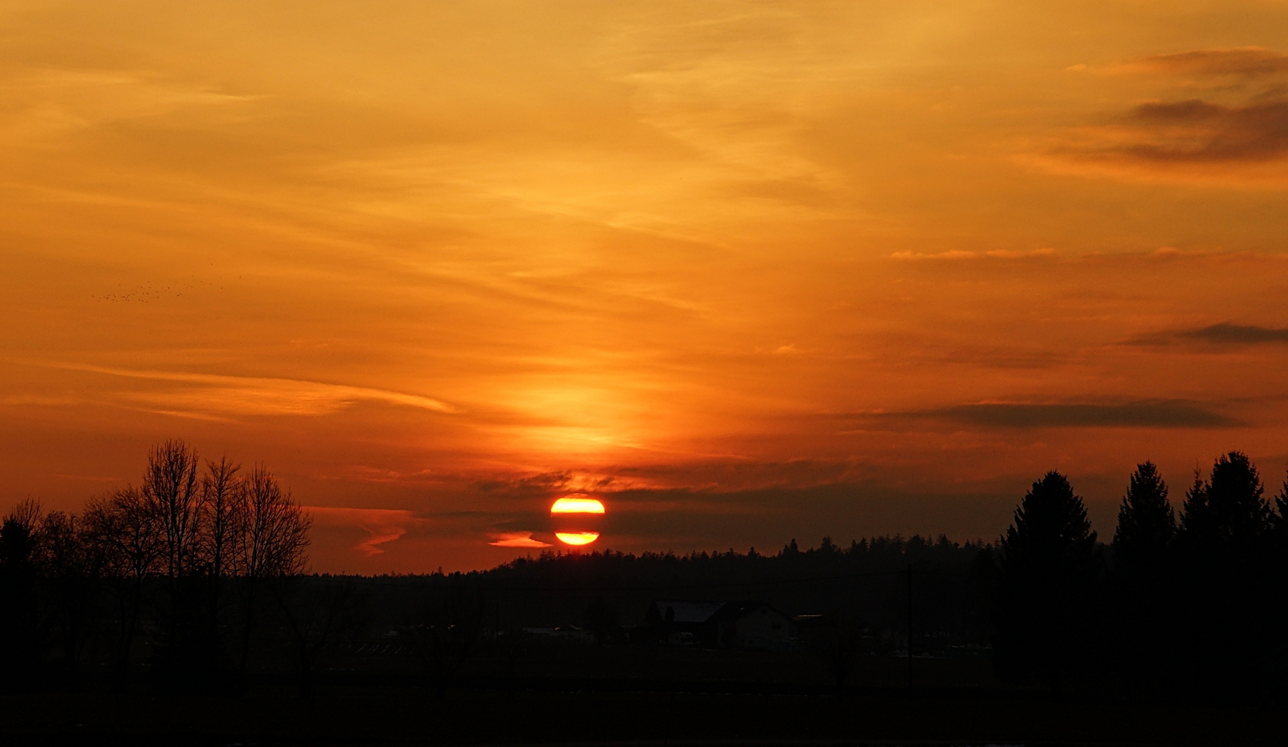 Sonnenuntergang...