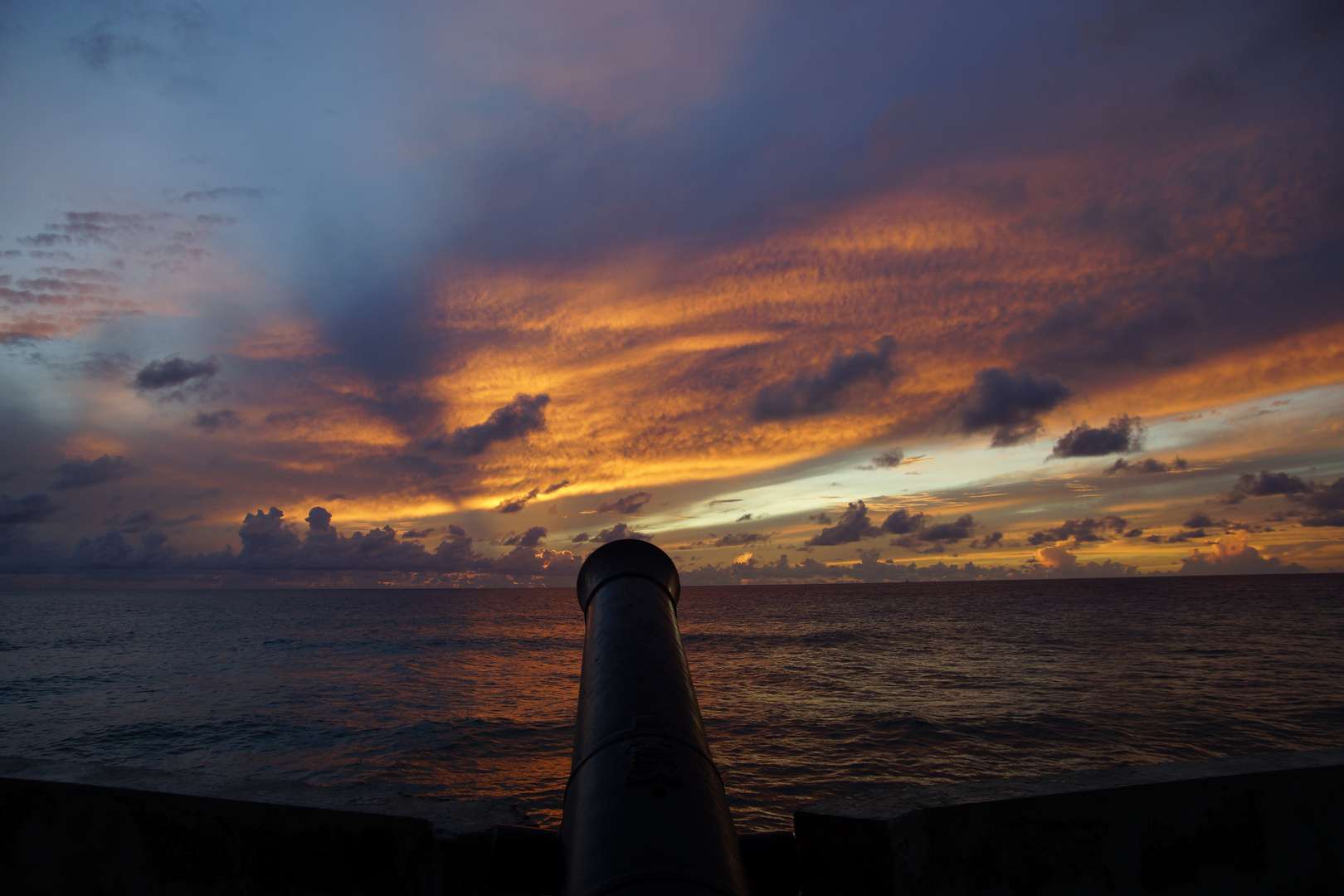 Sonnenuntergang 2 auf Barbados am Needham`s Point