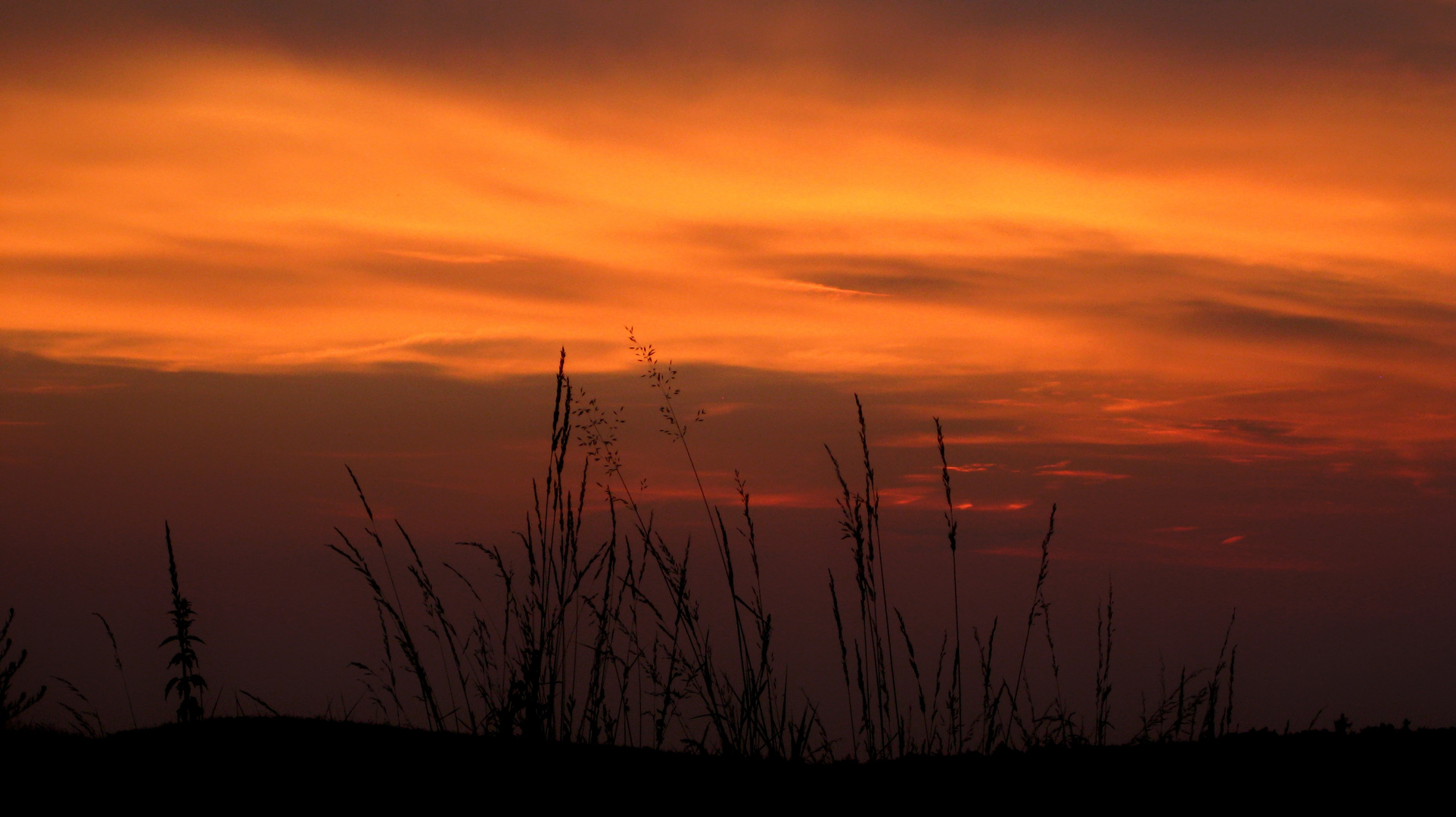 Sonnenuntergang.