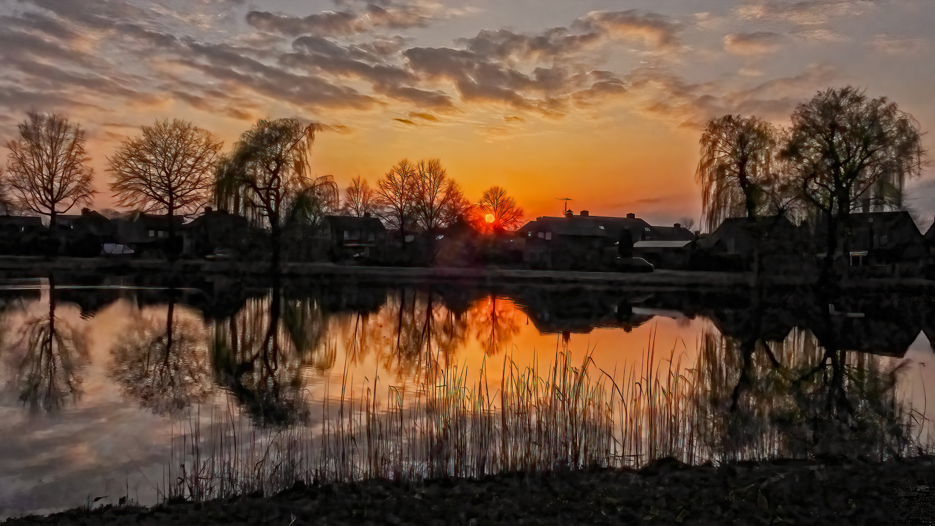 Sonnenuntergang.