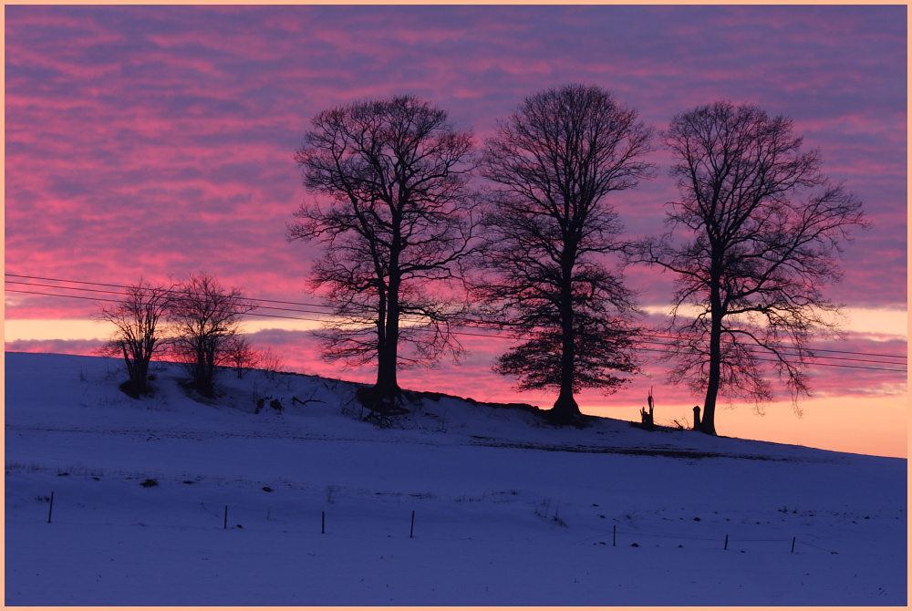 Sonnenuntergang ...