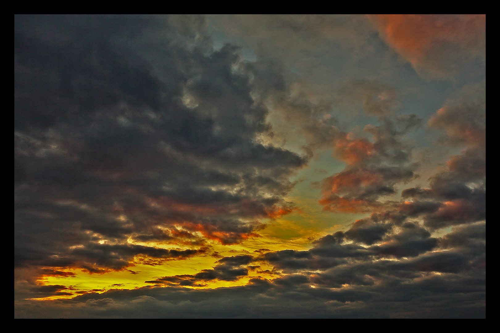 Sonnenuntergang 26.02.12 mal völlig anders