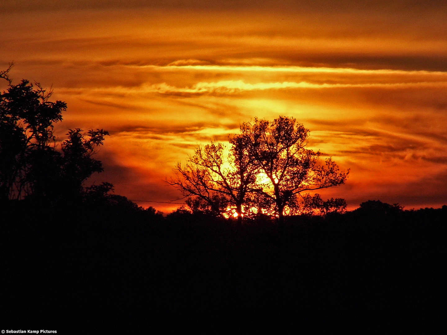 Sonnenuntergang...